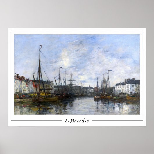 Eugène Boudin Zedign Art Poster #380 (Voorkant)