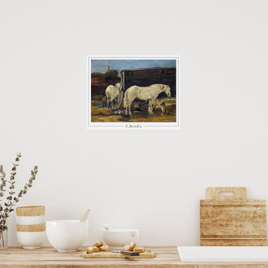 Eugène Boudin Zedign Art Poster #389-2 (Keuken)