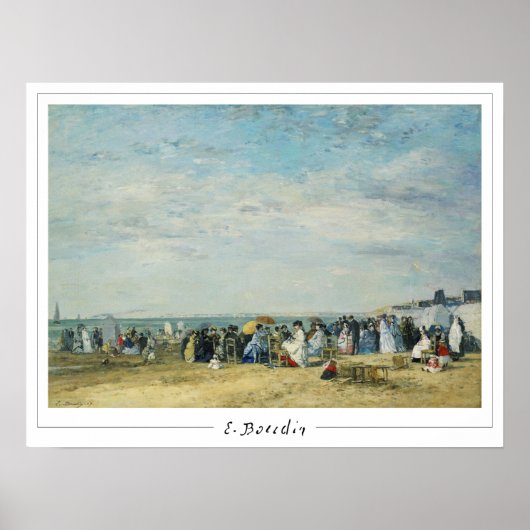 Eugène Boudin Zedign Art Poster #4 (Voorkant)