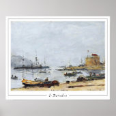 Eugène Boudin Zedign Art Poster #478-2 (Voorkant)