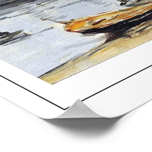 Eugène Boudin Zedign Art Poster #478-2 (Hoek)