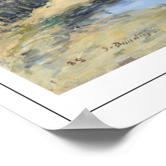 Eugène Boudin Zedign Art Poster #520-2 (Hoek)