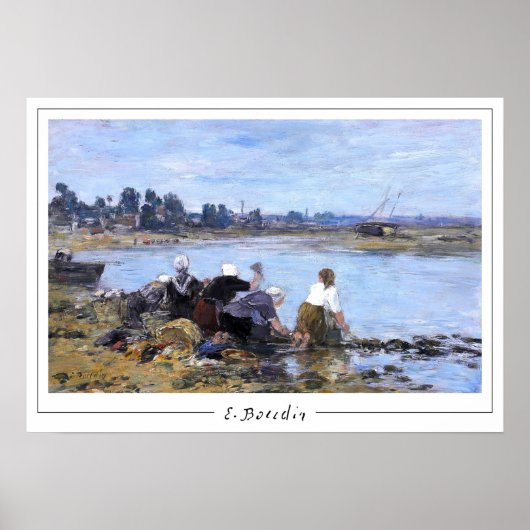 Eugène Boudin Zedign Kunstposter #233 Poster (Voorkant)
