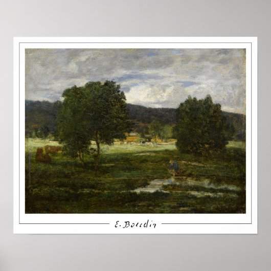 Eugène Boudin Zedign Kunstposter #25 Poster (Voorkant)