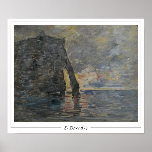 Eugène Boudin Zedign Kunstposter #356-2 Poster (Voorkant)
