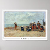 Eugène Boudin Zedign Kunstposter #494-2 Poster (Voorkant)