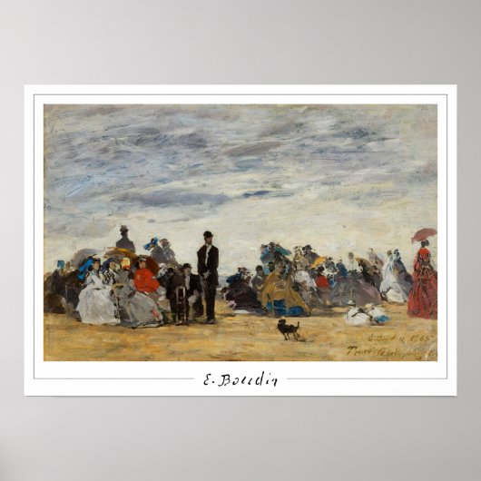 Eugène Boudin Zedign Kunstposter #6-2 Poster (Voorkant)