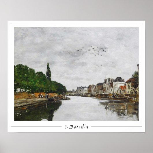 Eugène Boudin Zedign Kunstposter #89-2 Poster (Voorkant)