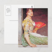 Eugene de Blaas- Daydreaming Briefkaart (Voorkant / Achterkant)