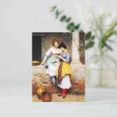 Eugene de Blaas- The Love Letter Briefkaart (Staand voorkant)