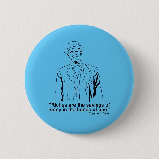 Eugene Debs citeert Button (Voorkant)