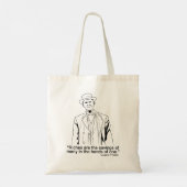 Eugene Debs citeert Canvas tas (Achterkant)