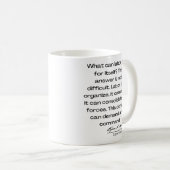 Eugene Debs citeert - Wat kan arbeid doen ... Koffiemok (Voorkant rechts)