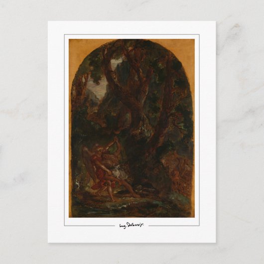 Eugène Delacroix #105 - Kunstpostkaart Briefkaart (Voorkant)
