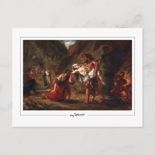 Eugène Delacroix #183 - Kunst Postkaart (Voorkant)