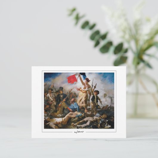 Eugène Delacroix #21 - Kunst Postkaart (Staand voorkant)