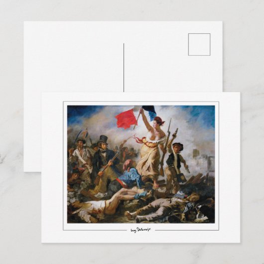 Eugène Delacroix #21 - Kunstkaart Briefkaart (Voorkant / Achterkant)