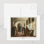 Eugène Delacroix #256 - Kunstmatig Briefkaart (Voorkant / Achterkant)