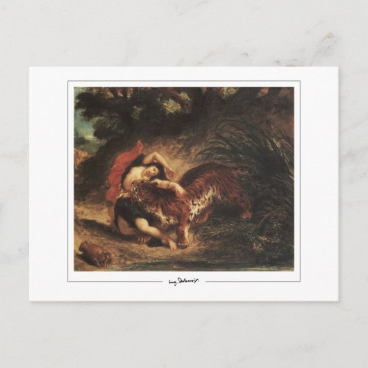 Eugène Delacroix #310 - Kunstpostkaart Briefkaart (Voorkant)