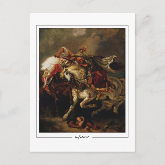 Eugène Delacroix #479 - Kunst Postkaart (Voorkant)