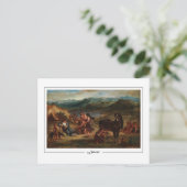 Eugène Delacroix #495 - Kunst Postkaart (Staand voorkant)
