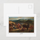 Eugène Delacroix #495 - Kunst Postkaart (Voorkant / Achterkant)