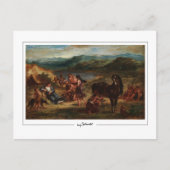 Eugène Delacroix #495 - Kunstmatig Briefkaart (Voorkant)