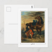Eugène Delacroix #4 - Kunstpostkaart Briefkaart (Voorkant / Achterkant)