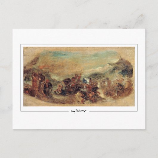 Eugène Delacroix #517 - Kunst Postkaart (Voorkant)