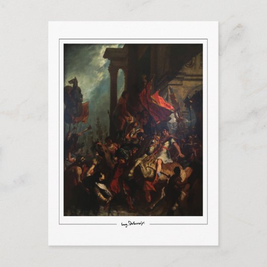 Eugène Delacroix #560 - Kunstmatig Briefkaart (Voorkant)