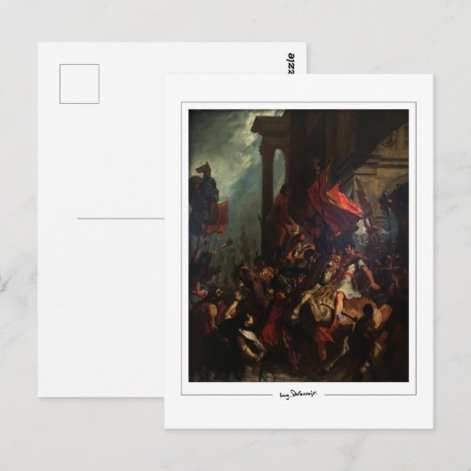 Eugène Delacroix #560 - Kunstpostkaart Briefkaart (Voorkant / Achterkant)