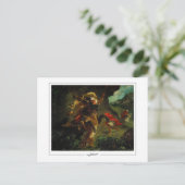Eugène Delacroix #5 - Kunst Postkaart (Staand voorkant)