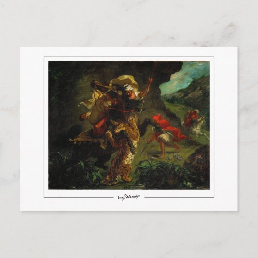 Eugène Delacroix #5 - Kunst Postkaart (Voorkant)