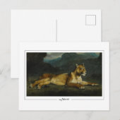 Eugène Delacroix #603 - Kunstmatig Briefkaart (Voorkant / Achterkant)