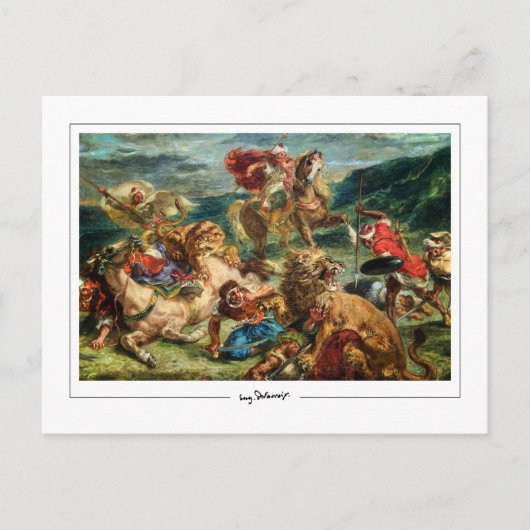 Eugène Delacroix #622 - Kunst Postkaart (Voorkant)
