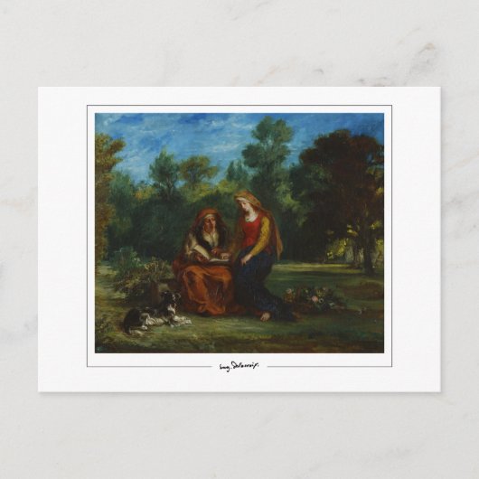 Eugène Delacroix #627 - Kunst Postkaart (Voorkant)