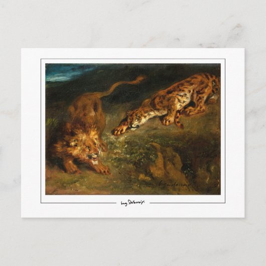 Eugène Delacroix #637 - Kunst Postkaart (Voorkant)