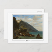 Eugène Delacroix #649 - Kunstmatig Briefkaart (Voorkant / Achterkant)