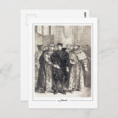 Eugène Delacroix #654 - Kunstmatig Briefkaart (Voorkant / Achterkant)