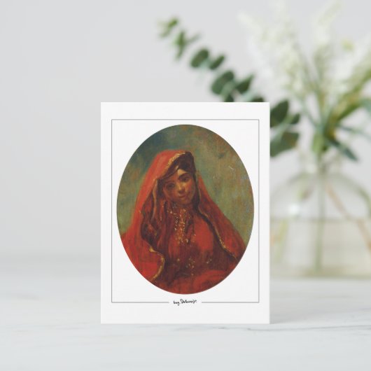 Eugène Delacroix #674 - Kunstmatig Briefkaart (Staand voorkant)