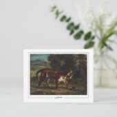 Eugène Delacroix #688 - Kunstmatig Briefkaart (Staand voorkant)