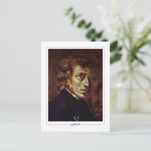 Eugène Delacroix #694 - Kunstmatig Briefkaart (Staand voorkant)