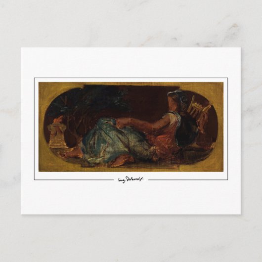 Eugène Delacroix #699 - Kunstmatig Briefkaart (Voorkant)