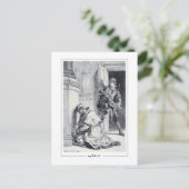 Eugène Delacroix #712 - Kunstmatig Briefkaart (Staand voorkant)