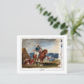 Eugène Delacroix #719 - Kunstmatig Briefkaart (Staand voorkant)