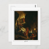 Eugène Delacroix #726 - Kunstmatig Briefkaart (Voorkant / Achterkant)