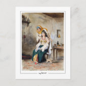 Eugène Delacroix #729 - Kunstmatig Briefkaart (Voorkant)