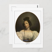 Eugène Delacroix #730 - Kunstmatig Briefkaart (Voorkant / Achterkant)