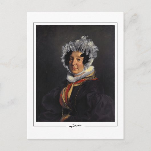 Eugène Delacroix #738 - Kunstmatig Briefkaart (Voorkant)