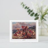 Eugène Delacroix #97 - Kunst Postkaart (Staand voorkant)